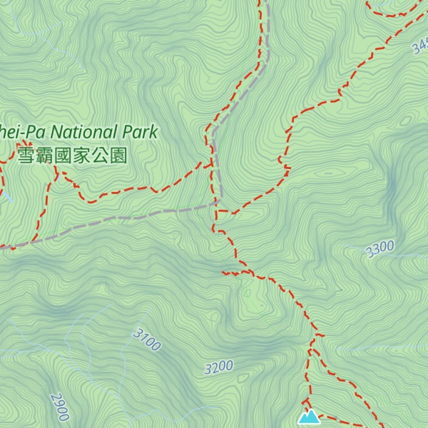 Map of Xueshan / Snow Mountain