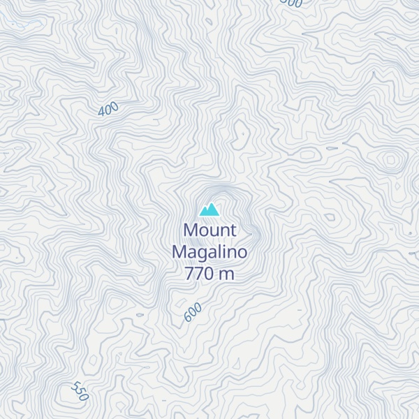 Map of Mount Magalino