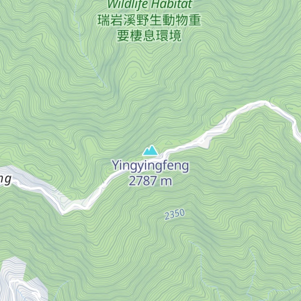 Map of Yingyingfeng