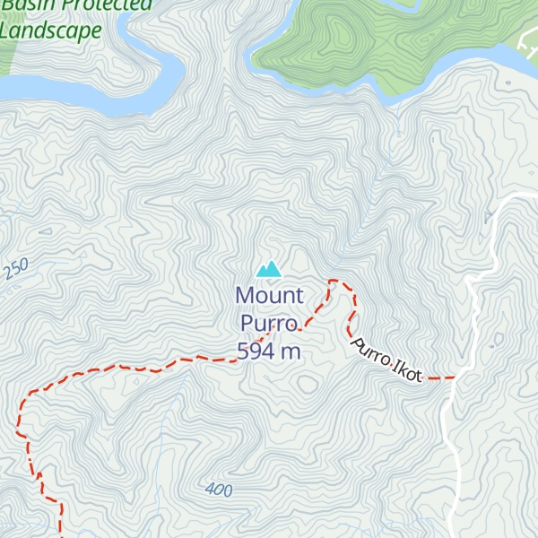 Map of Mount Purro