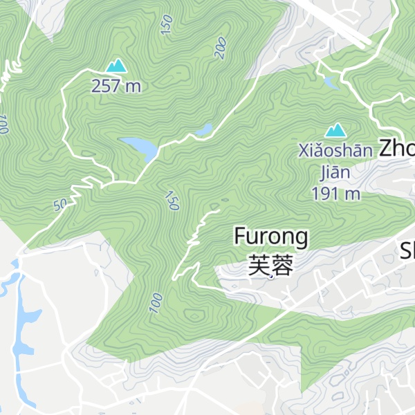 Map of Liángshān Tóu