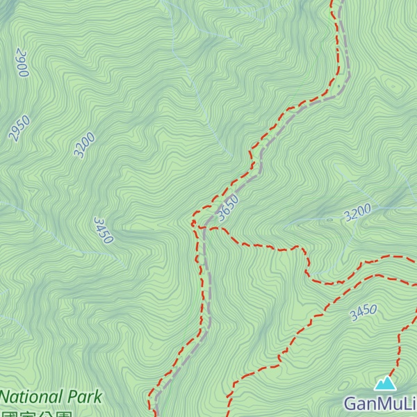 Map of Kailantekunshan North Peak