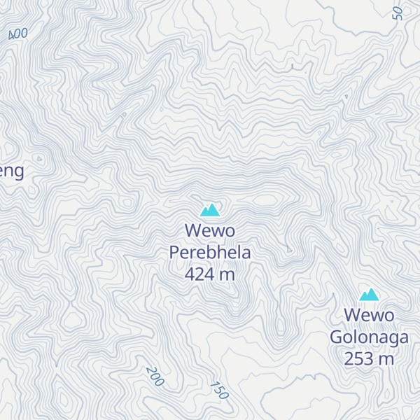 Map of Wewo Perebhela