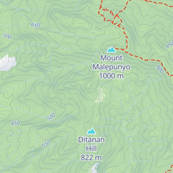 Map of Mount Bahaykalo