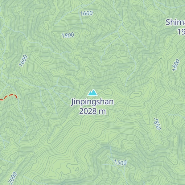 Map of Jinpingshan