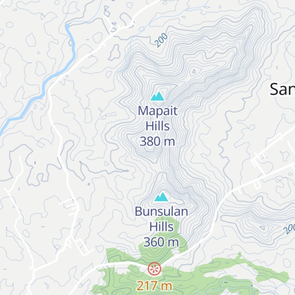 Map of Mapaet Hill