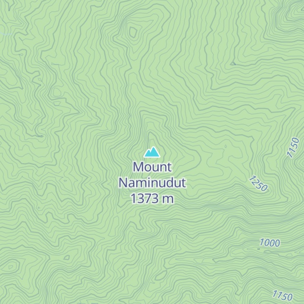 Map of Mount Naminudut