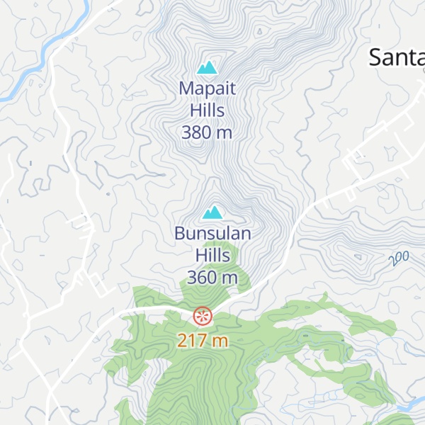 Map of Bunsulan Hills