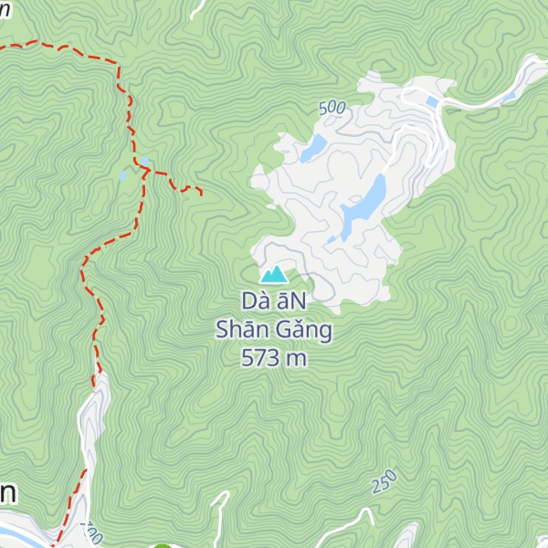 Map of Dà āN Shān Gǎng