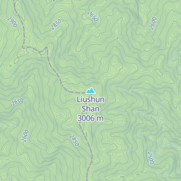 Map of Liushun Shan