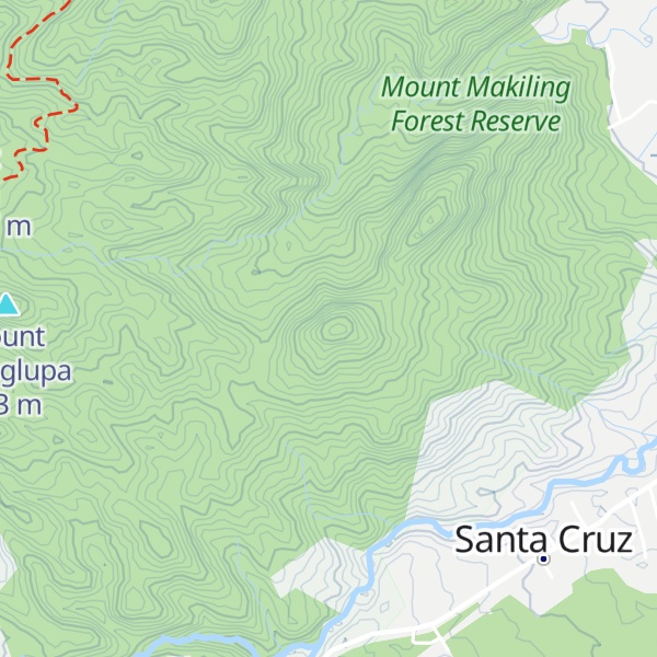 Map of Mount Mahanggulod