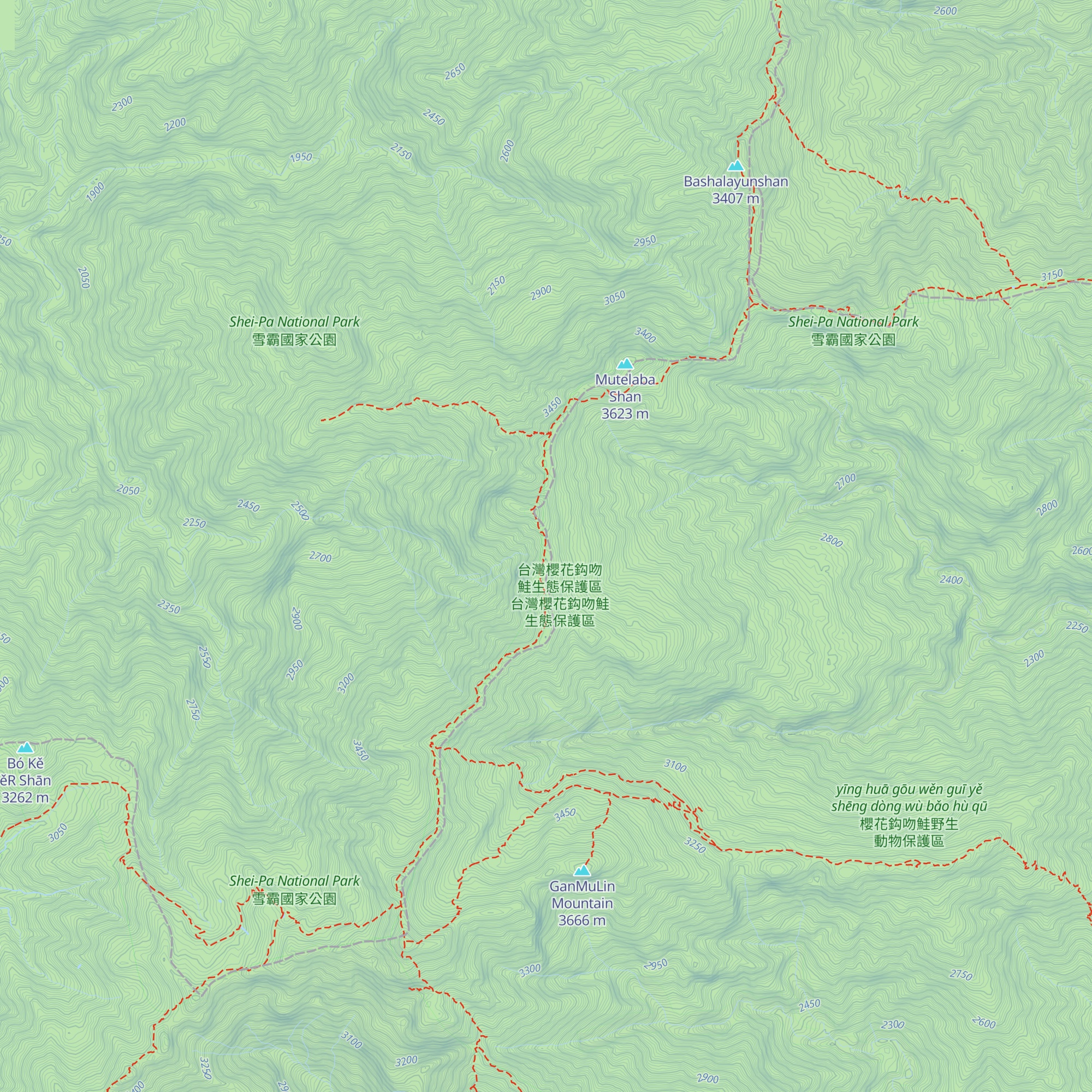 Xuebei Cabin map