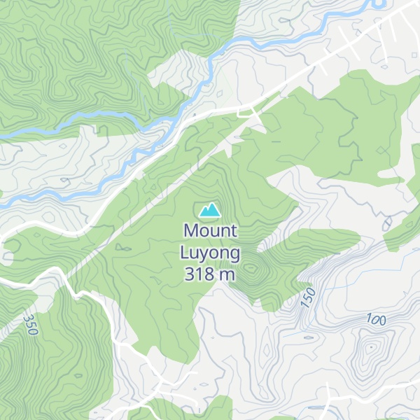 Map of Mount Luyong