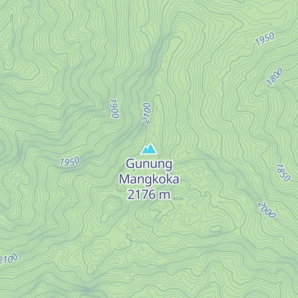 Map of Gunung Mangkoka