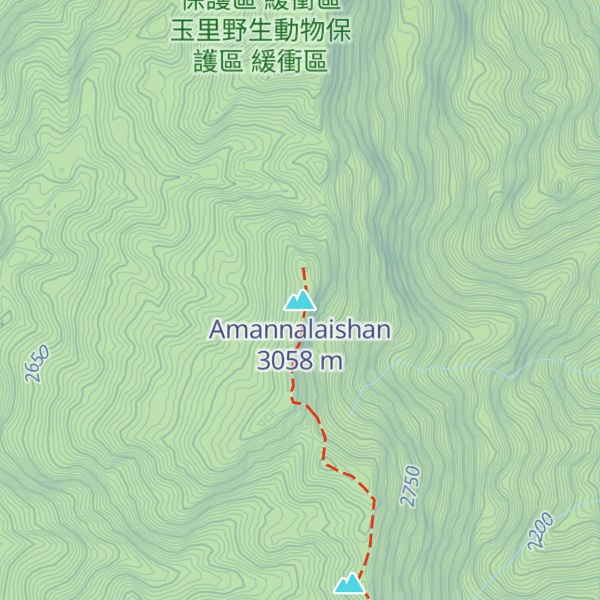 Map of Amannalaishan