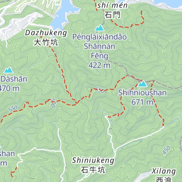 Map of Youjingwoshan