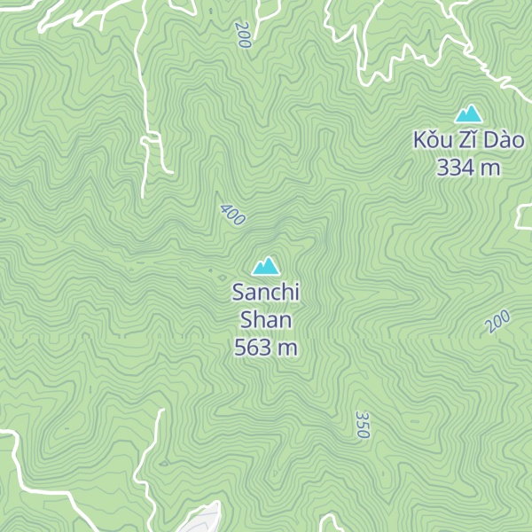 Map of Sanchi Shan