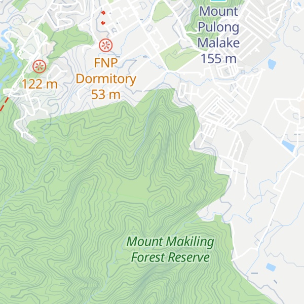 Map of Tuntungin Putho
