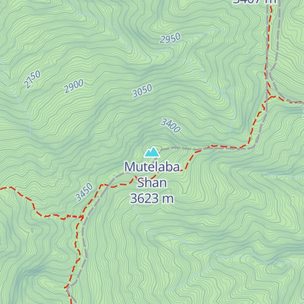 Map of Mutelaba Shan