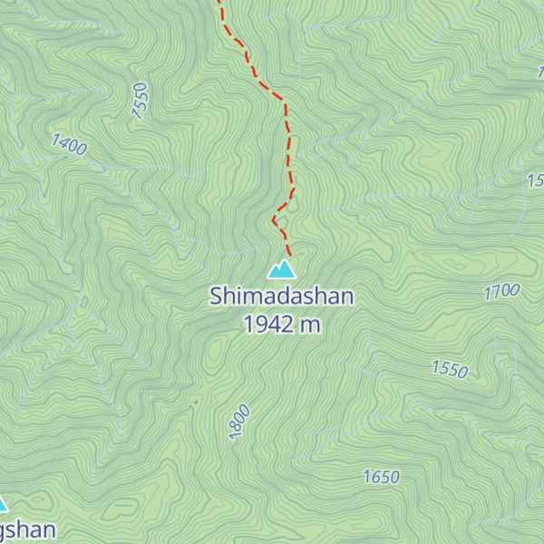 Map of Shí Má Dá Shān