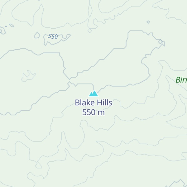 Map of Blake Hills