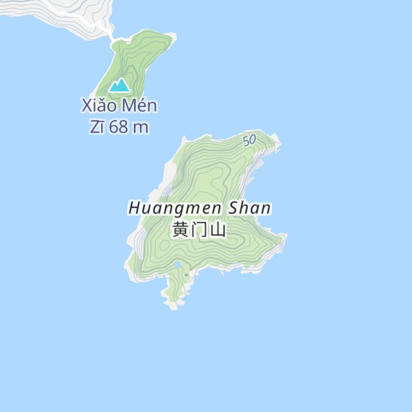 Map of Wài Huáng Mén Shān