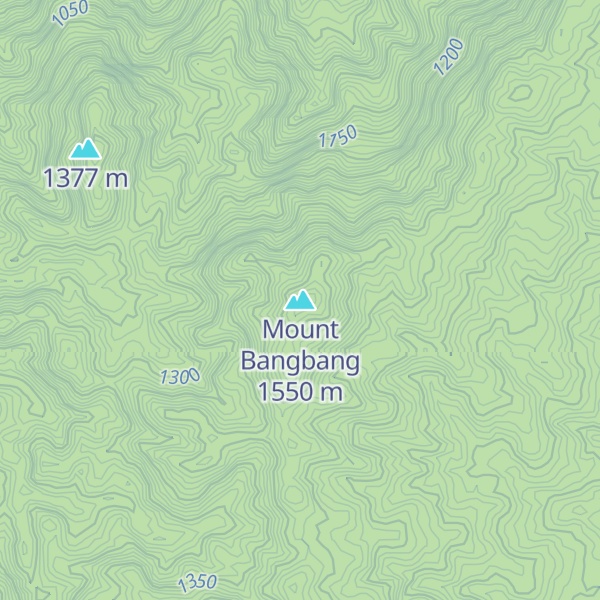 Map of Mount Bangbang