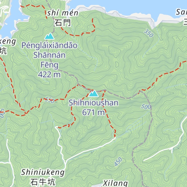 Map of Shihnioushan