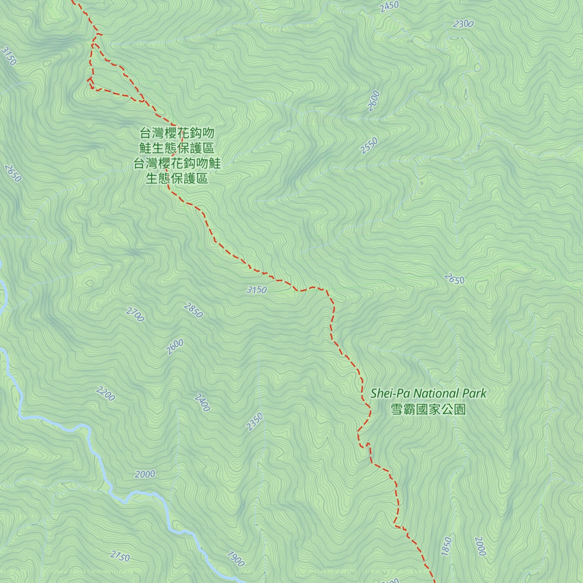 Piaodan Hut map