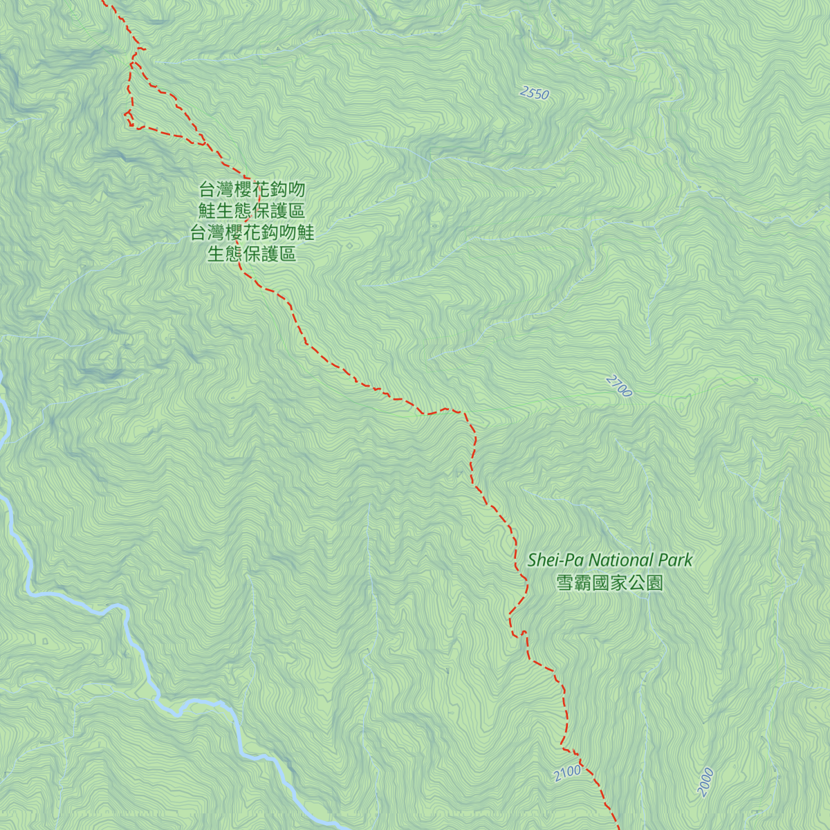 Piaodan Hut map
