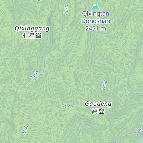 Map of Táidiàn Gāo Dēng Liánluò Zhàn
