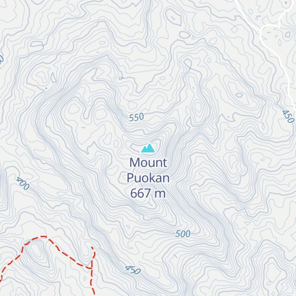 Map of Mount Puokan
