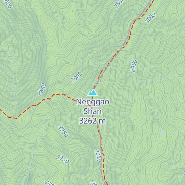 Map of Nenggao Shan