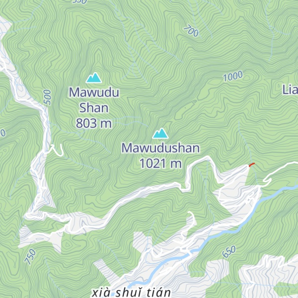 Map of Mǎ Wǔ Dū Shānxī Nánfēng
