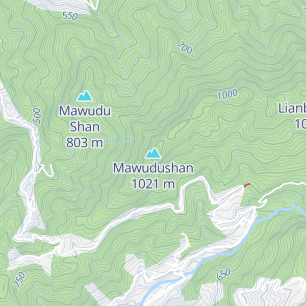 Map of Mawudushan