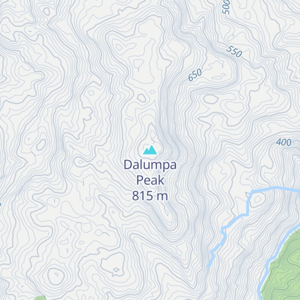Map of Dalumpa Peak