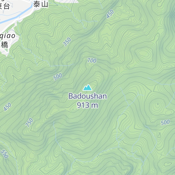 Map of Badoushan