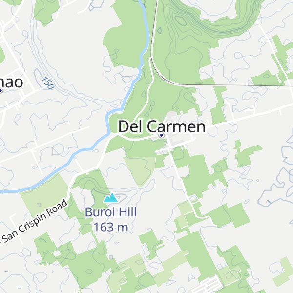 Map of Del Carmen