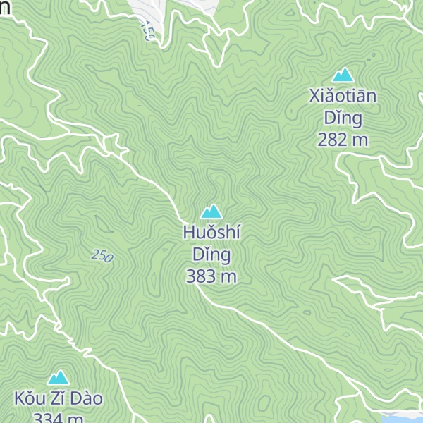 Map of Huǒshí Dǐng