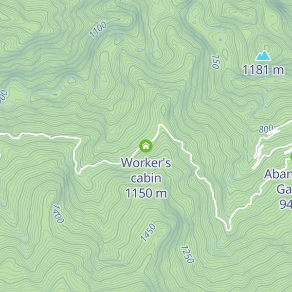 Map of Worker's cabin