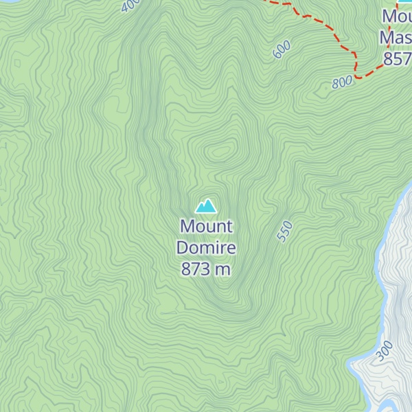 Map of Mount Domire