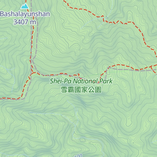 Map of Pintian Shan