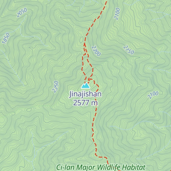 Map of Jinajishan