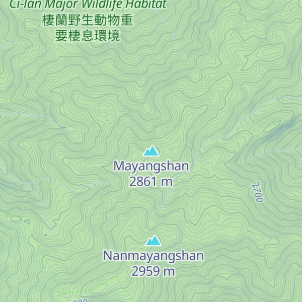 Map of Mayangshan