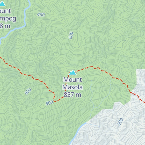 Map of Mount Masola