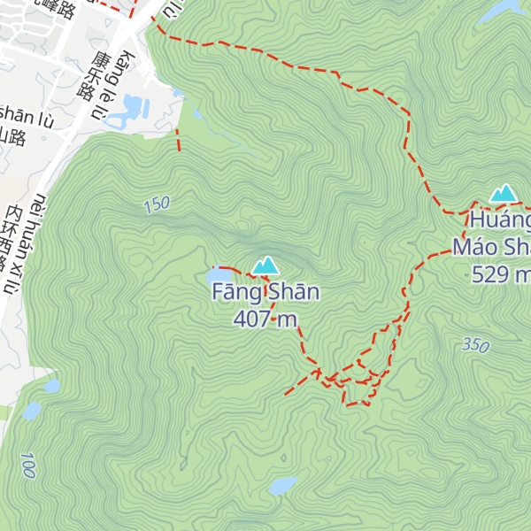 Map of Fāng Shān