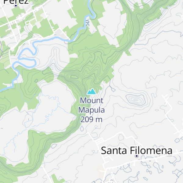 Map of Mount Mapula
