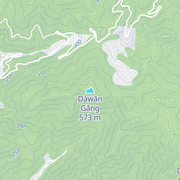 Map of Dàwān Gǎng