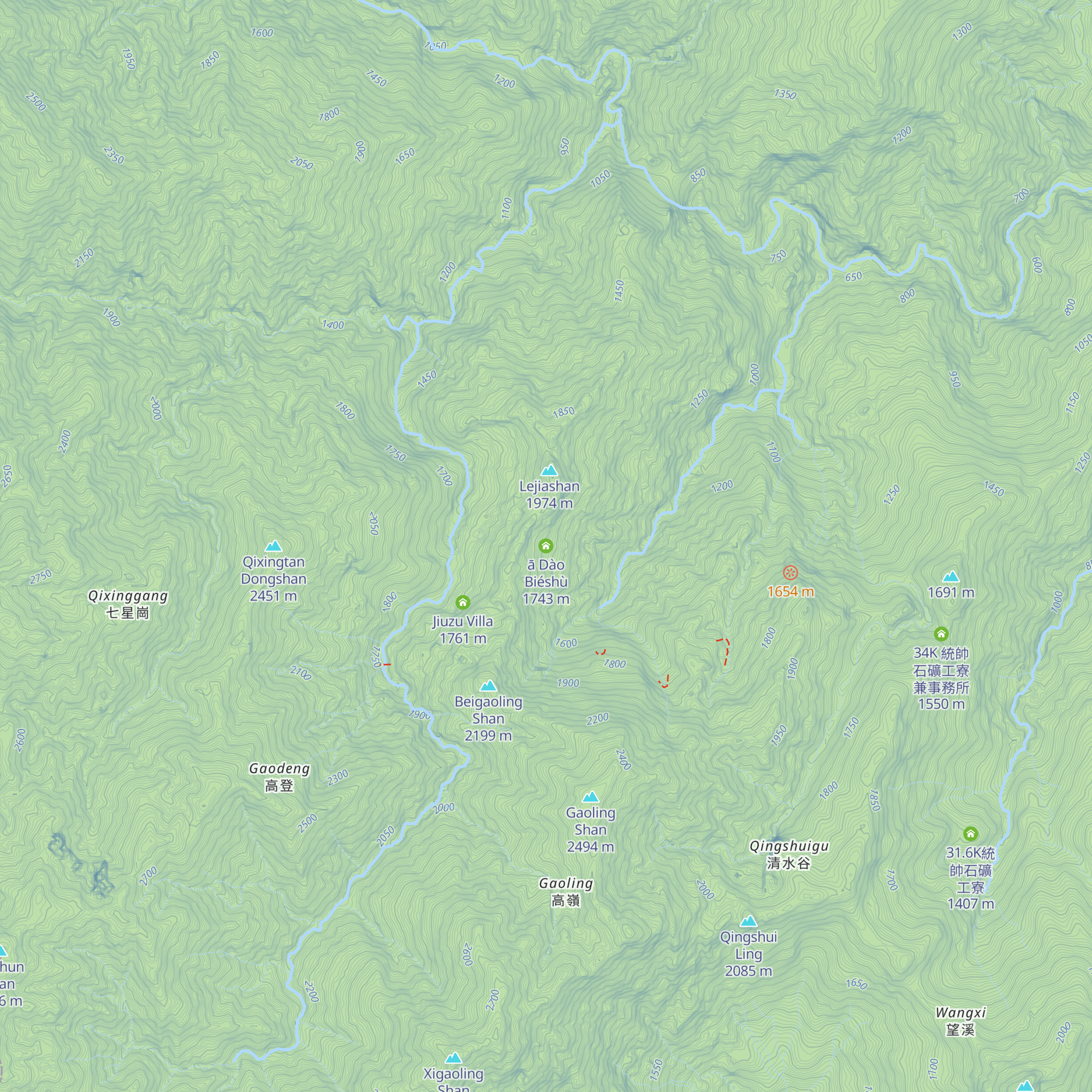 ā Dào Biéshù map
