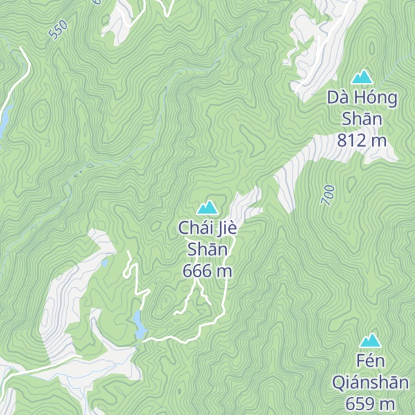 Map of Chái Jiè Shān
